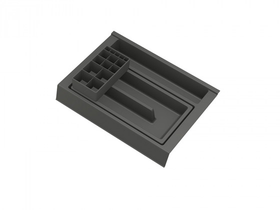 GOLLINUCCI Koupelnový organizér s příslušenstvím 350mm 241x322x85mm antracit