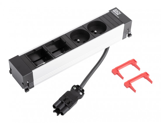 BACHMANN 916.047 zásuvková jednotka 2x 230V