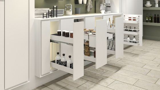 KES 002143 K-Line, boční koš, 400mm, bílá