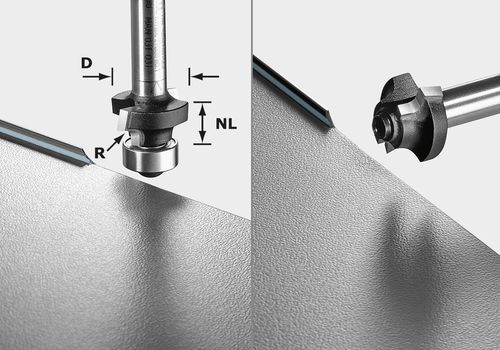 FESTOOL 499797 Zaoblovací fréza S8 HW R3 D22-KL OFK