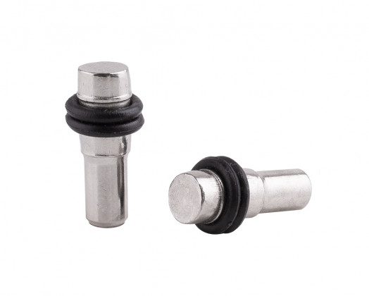 Podpěrka policová na sklo ST03 nikl, černá