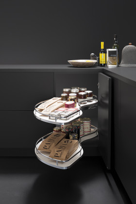 VIBO Fly Moon Galaxy police 450mm chrom/bílá levá