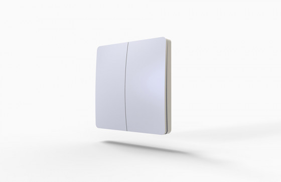 StrongLumio bezdrátový vypínač samonapájecí - 2 tlačítka bílá