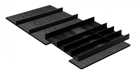 KES 009203 LiniQ příborník sada 580-935x472mm černá