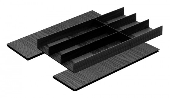 KES 009201 LiniQ příborník sada 260-460x472mm černá