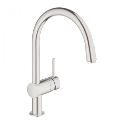 GROHE 30434DC0 Baterie VENTO C-výpusť s vytahovacím perlátorem supersteel