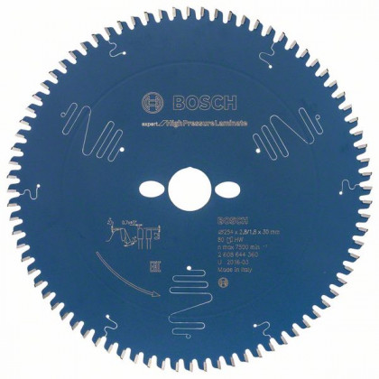 BOSCH 2608644360 Pilový kotouč Expert for High Pressure Laminate 254x30 mm, 80