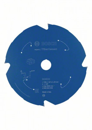 BOSCH 2608644554 Pilový kotouč Expert for FibreCement pro AKU p. 160×1,8×20mm, 4