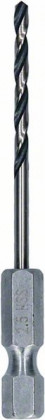 BOSCH 2608577518 Vrták do kovu HSS PointTeQ Hex 2,5 mm