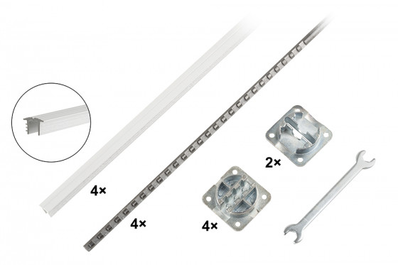 TERNO výztuhy posuvných dveří 2248mm