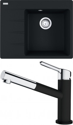 FRANKE Set G223MČ CNG 611-62 TL/7 černá matná + FC 3055.901