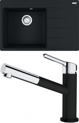 FRANKE Set G219MČ CNG 611-78 TL/2 černá matná + FC 3055.901