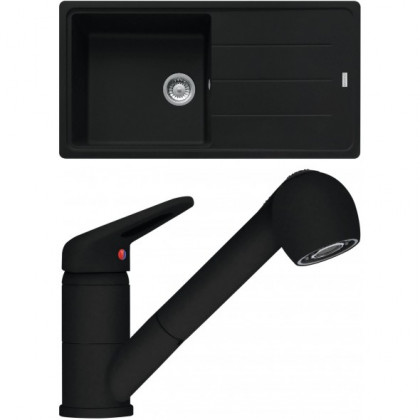 FRANKE Set G138MČ BFG 611 černá matná + FC 9547.901