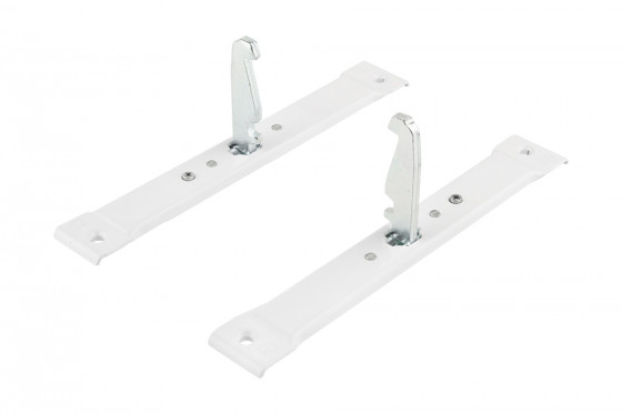 KES 232217 Dispensa, držák čela pro potravinovou skříň, 400mm, bílá