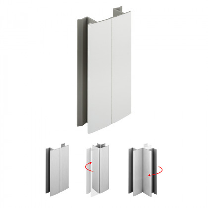 SCILM flexi spojka 120mm bílá matná