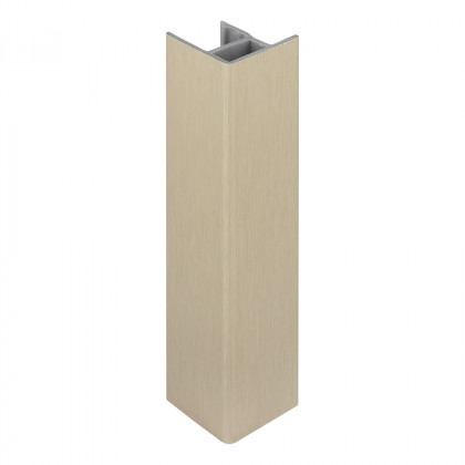 SCILM rohová spojka/koncovka 120mm nerez broušená