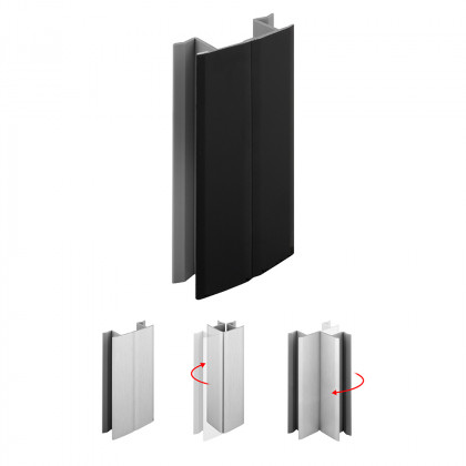 SCILM flexi spojka 120mm černá matná