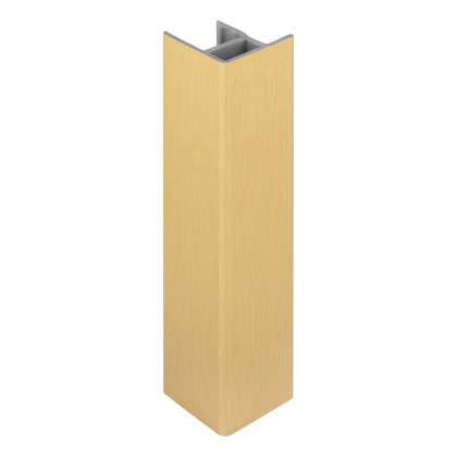 SCILM rohová spojka/koncovka 120 mm zlatá broušená