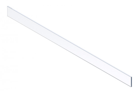 BLUM ZE4L1058G Merivobox, přední sklo nízké, KB1200 bok 18/19 mm, čiré