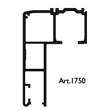 TERNO horní příchytová lišta alu 3m 1750/A