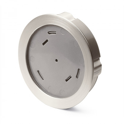 HETTICH 9086693 Úchytka TOUCH-IN kulatá nerez broušený