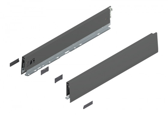 BLUM 470M2702S Merivobox, bočnice M 270mm, tmavě šedá OG