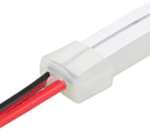 StrongLumio koncovka pro LED pásek neon, s otvorem