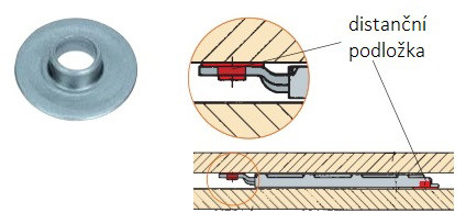 HETTICH 9116231  distanční podložka
