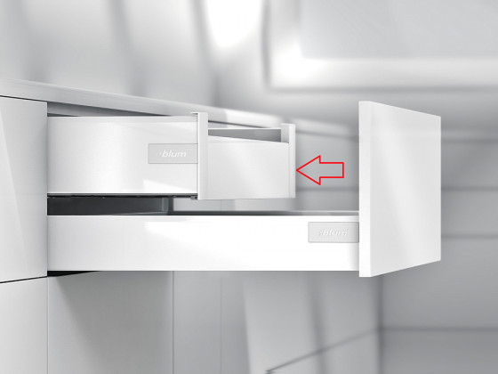 K-BLUM Antaro, zásuvka K 600mm/65kg, Blumotion/TOB, šedá, vnitřní