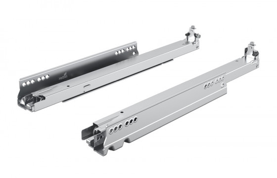 K-HETTICH Actro 5D skrytý celovýsuv, 400mm/40kg, sada pro 16mm, spojky, SiSy