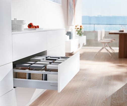 K-BLUM Antaro, zásuvka C 450mm/30kg, Blumotion/TOB, šedá, vrut