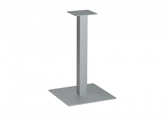 STRONG Stolová noha centrální 450x450mm stříbrná