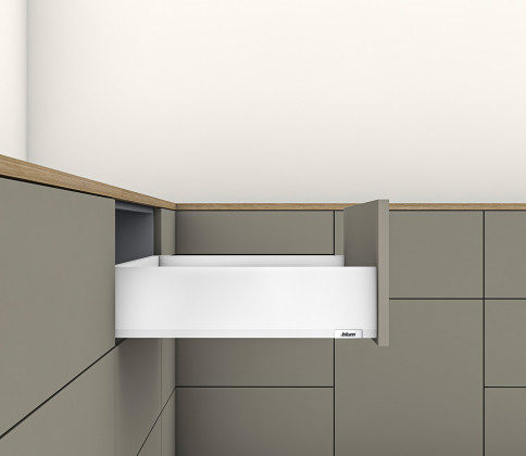 K-BLUM Merivobox, zásuvka K 300mm/40kg, bílá, Inserta