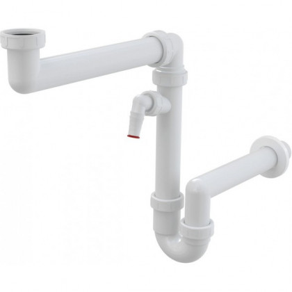 FRANKE Příslušenství 112.0066.085 sifon pro úsporu místa 6/4 odbočka na myčku