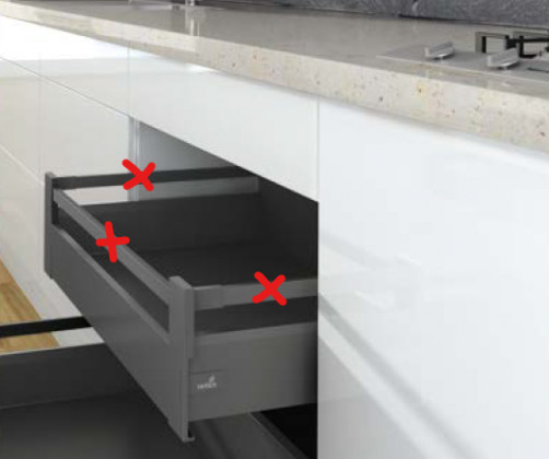 K-HETTICH ArciTech, vnitřní, antracit, 400/126/186, 40kg, SiSy