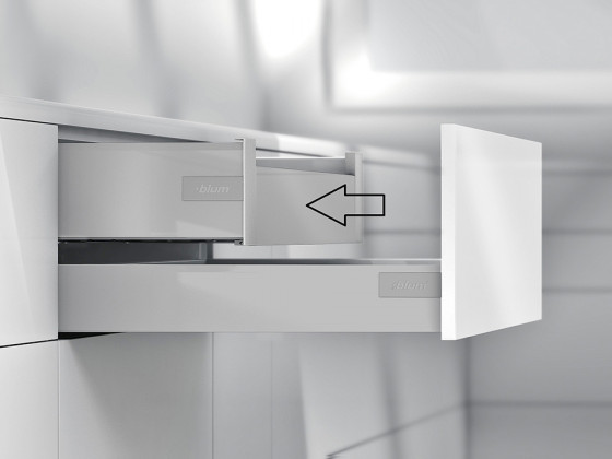 K-BLUM Antaro, zásuvka K 600mm/30kg, Blumotion/TOB, šedá, vnitřní