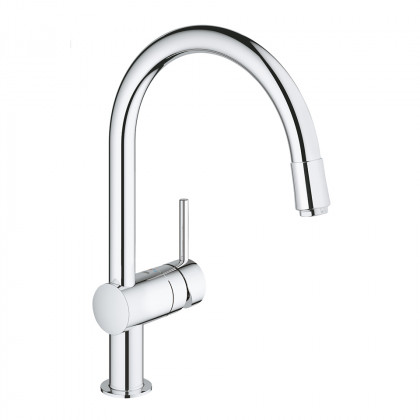 GROHE 32918000 Baterie Minta C-výpusť s vytahovacím perlátorem chrom