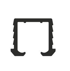 TERNO horní profil 2175/A elox 2m