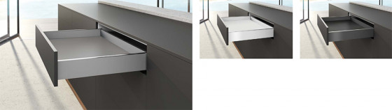 HETTICH sada AvanTech YOU zásuvka, 77/500mm, 30kg, Quadro, bílá, SiSy