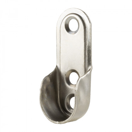 StrongWire držák šatní tyče oválné, eco, D=15mm, chrom