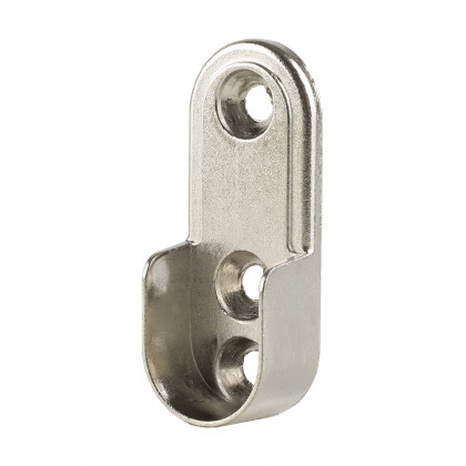 StrongWire držák šatní tyče oválné, RT03, D=15mm, chrom