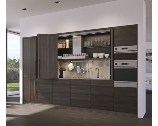 HAWA 27641 Folding Concepta 25 dveře do pouzdra 1250-1850mm černá P