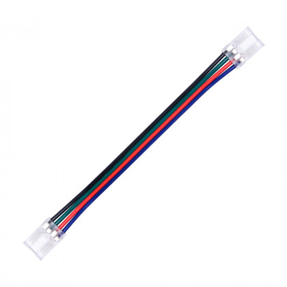 StrongLumio spojka LED pásek RGB COB 10mm - kabel čtyřlinka 150mm