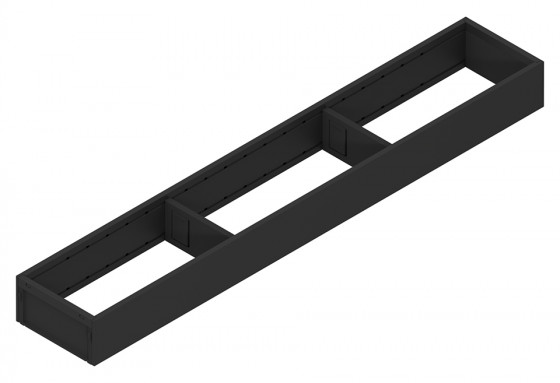 BLUM ZC7S600RS1 Ambia-line rámeček pro LBX/MVX, NL=600/Š=100 karbon černá CS-M