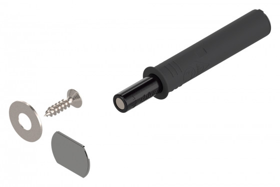 BLUM 956.1004 Tip-on pro závěsy, 50mm, magnet, sada, černá CS