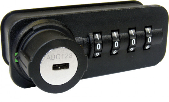 LEHMANN Zámek číselný Free 58.01 levý Z-1 16-18 černý