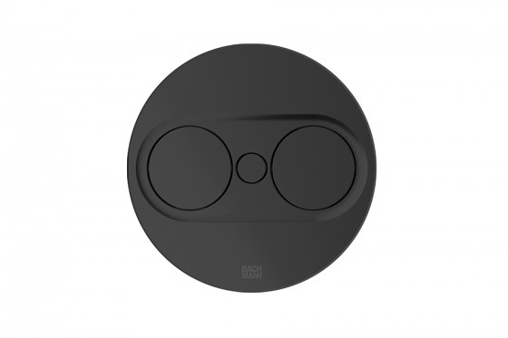 BACHMANN 946.102 elektrická zásuvka Twist 2 kruh, 2x 230V FR, černá matná