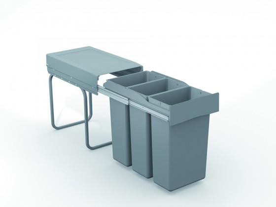 GOLLINUCCI Sorter Linea 223 300mm 3x10l šedá