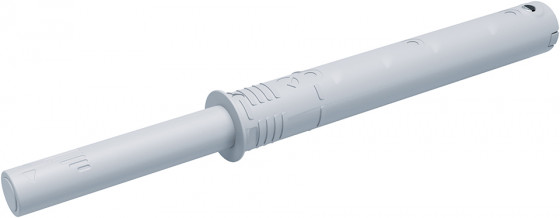 IF K-Push pístek, bezúchytkové otevírání, čočka, dlouhý, šedá