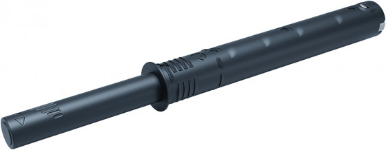 IF K-Push pístek, bezúchytkové otevírání, čočka, dlouhý, antracit